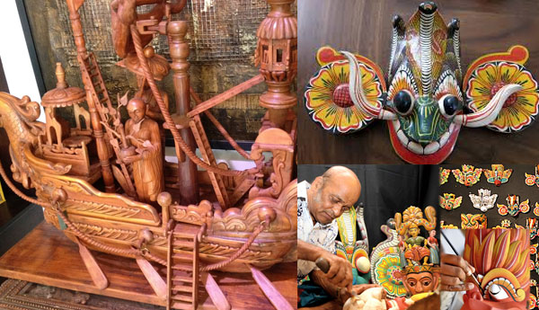 ලී කැටයම් හා අත්කම් භාණ්ඩ ආනයනය සම්පූර්ණයෙන්ම නැවතීමට පියවර..