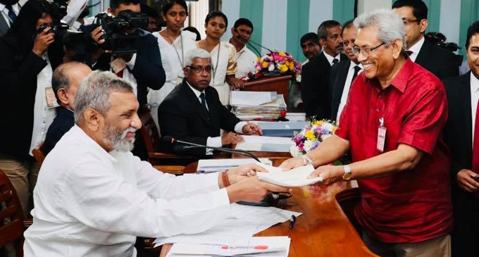 නාමයෝජනා ලබාදුන් අපේක්ෂක ලැයිස්තුව නාමයෝජනා ලබාදුන් අපේක්ෂක ලැයිස්තුව