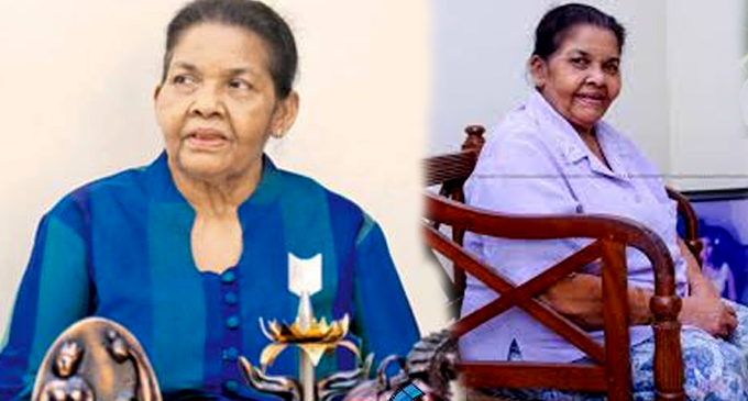 රංගන ශිල්පිනී චන්ද්රා කළුආරච්චි දිවි ගමනට සමුදෙයි රංගන ශිල්පිනී චන්ද්රා කළුආරච්චි දිවි ගමනට සමුදෙයි