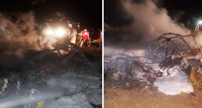 සුඩාන ගුවන් හමුදා යානයක් කඩා වැටී 18 ක් මරුට සුඩාන ගුවන් හමුදා යානයක් කඩා වැටී 18 ක් මරුට
