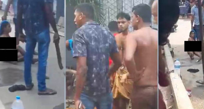 නිරුවත් කල කතකට පහර දෙන වීඩියෝව ගැන සමාජයේ දැඩි කතා බහක් නිරුවත් කල කතකට පහර දෙන වීඩියෝව ගැන සමාජයේ දැඩි කතා බහක්