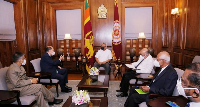 ඉන්දීය විදේශ ලේකම් ජනපති හමුවෙයි ඉන්දීය විදේශ ලේකම් ජනපති හමුවෙයි
