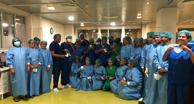 මෙරට පළමු සය නිවුන් දරු උපතක් මෙරට පළමු සය නිවුන් දරු උපතක්