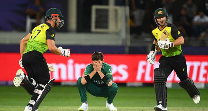T20 WORLD CUP : පකිස්තානය පරදා ඕස්ට්රෙලියාව අවසන් මහතරගයට T20 WORLD CUP : පකිස්තානය පරදා ඕස්ට්රෙලියාව අවසන් මහතරගයට