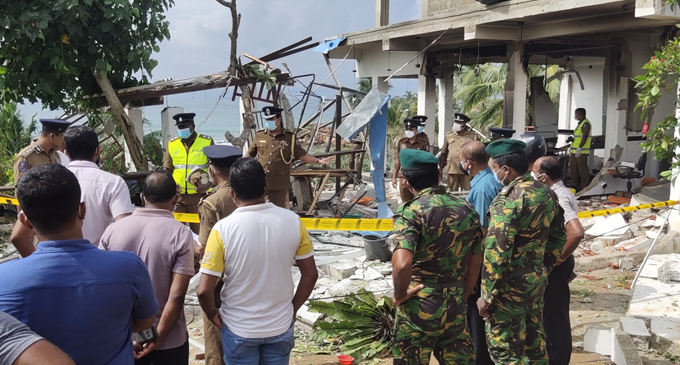 වැලිගම හෝටලයක පිපිරීමක් වැලිගම හෝටලයක පිපිරීමක්