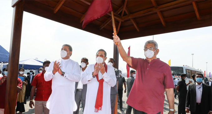 කොළඹ වරාය නැගෙනහිර පර්යන්තයේ ඉදිකිරීම් ඇරඹෙයි කොළඹ වරාය නැගෙනහිර පර්යන්තයේ ඉදිකිරීම් ඇරඹෙයි