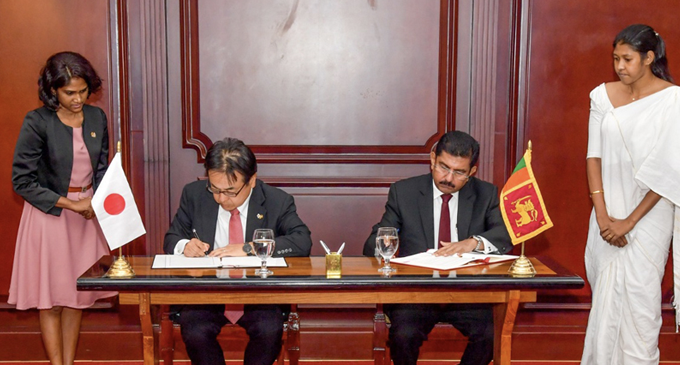 ශ්රී ලංකාව සහ ජපානය අතර සහයෝගිතා ගිවිසුමක් ශ්රී ලංකාව සහ ජපානය අතර සහයෝගිතා ගිවිසුමක්